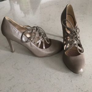 Nine West lace up heels